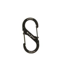 SlideLock Steel S-Biner #4 Black