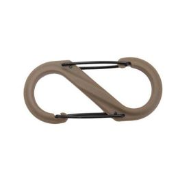 S-Biner Plastic Size#4 Coyote/Black Gates