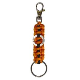 Paracord With Clip, Orange/Black